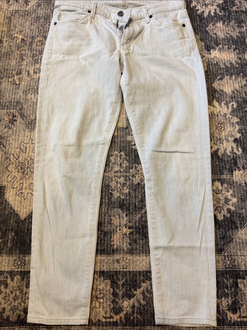 Citizens Of Humanity Pale Blue Straight-Leg Jeans